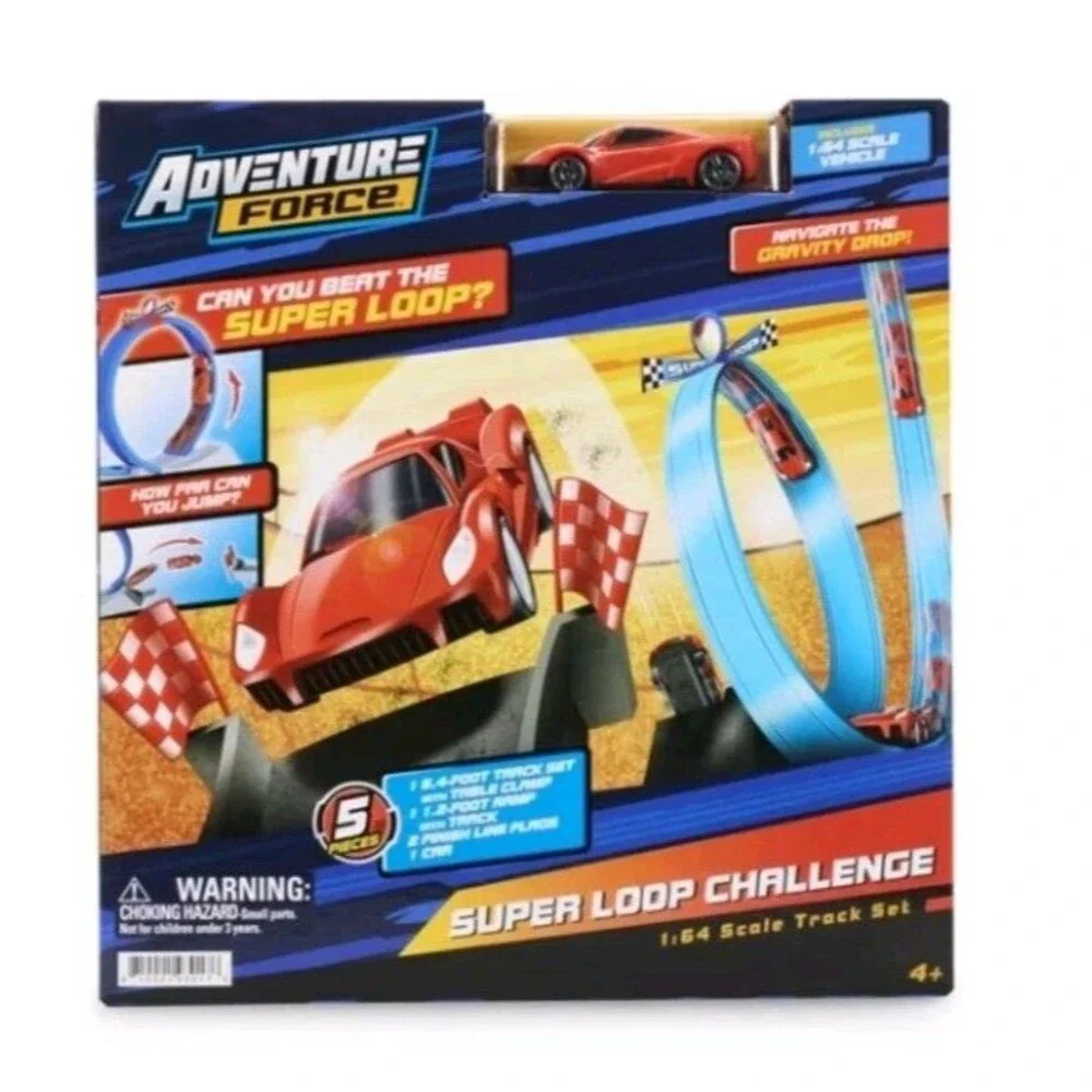 Adventure Force Super Loop Challenge Vehicle Playset NIB – Ages 4+ Track Set